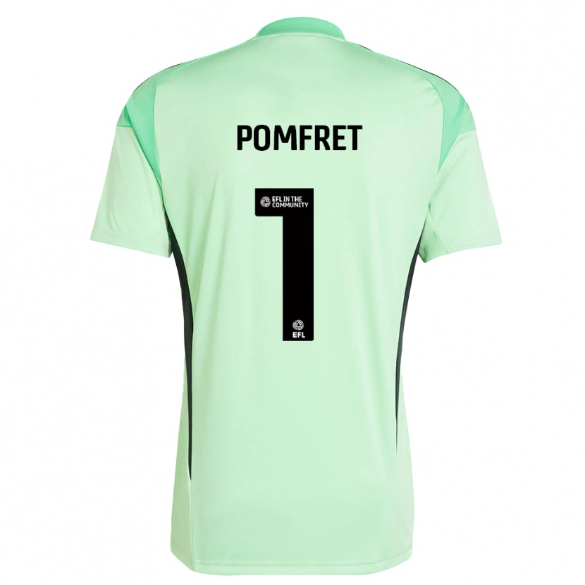 Danxen Dames Grace Pomfret #1 Lichtgroen Zwart Keepersshirt 2025/26 T-Shirt België