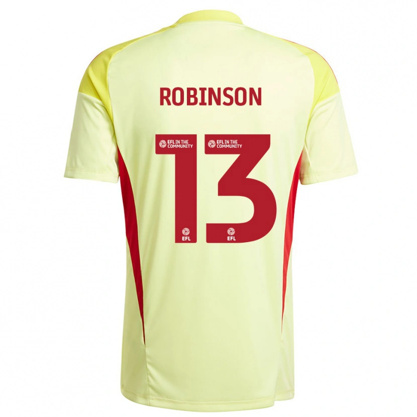 Danxen Dames Anton Robinson #13 Lichtgeel Keepersshirt 2025/26 T-Shirt België