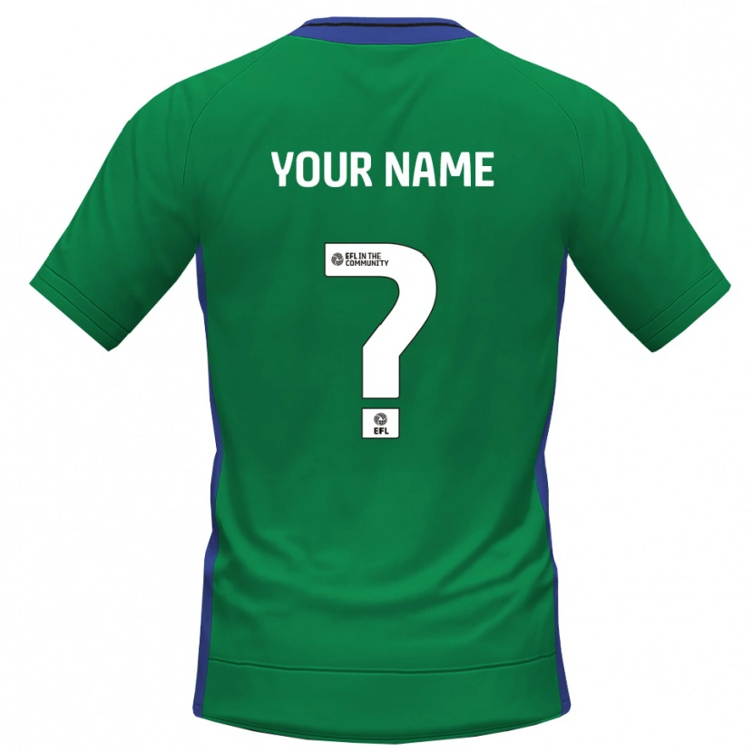 Danxen Dames Tranmere Rovers Groen Blauw Keepersshirt 2025/26 T-Shirt België