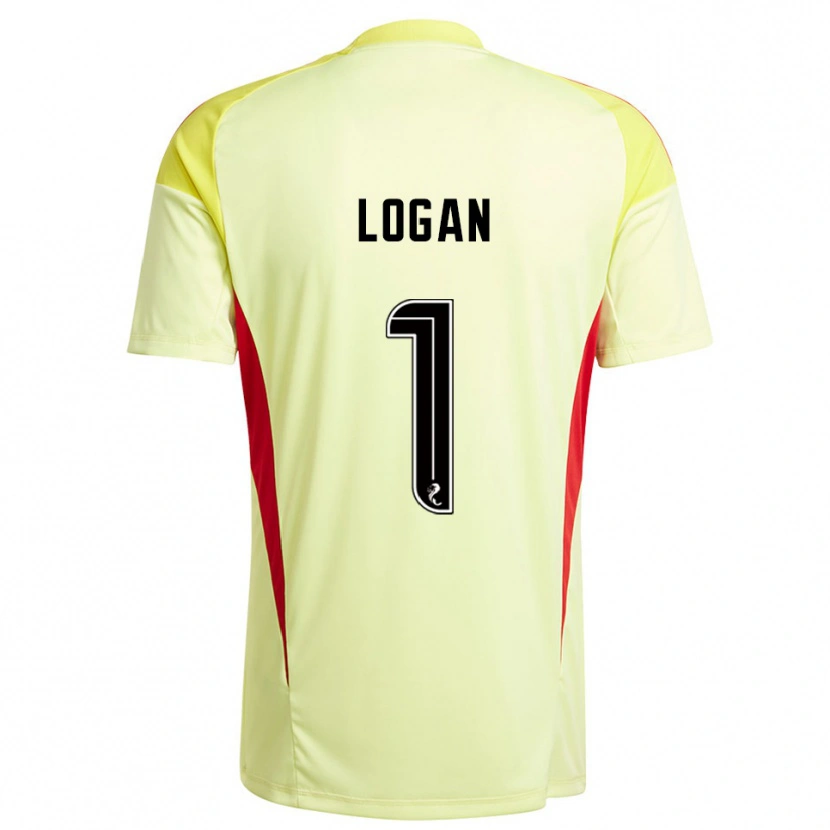 Danxen Dames Chloe Logan #1 Geel Rood Keepersshirt 2025/26 T-Shirt België