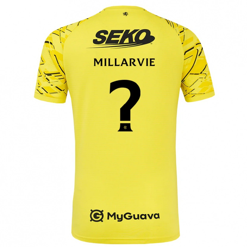 Danxen Dames Jaden Millarvie #0 Geel Zwart Keepersshirt 2025/26 T-Shirt België