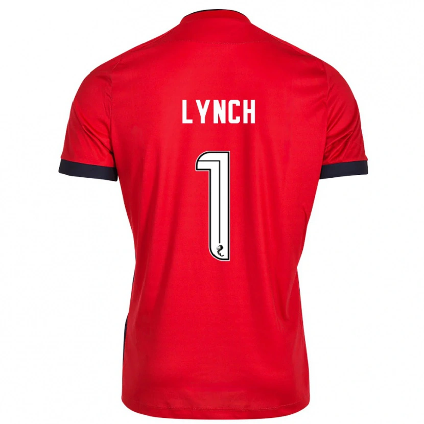 Danxen Dames Ruaridh Lynch #1 Rood Wit Keepersshirt 2025/26 T-Shirt België