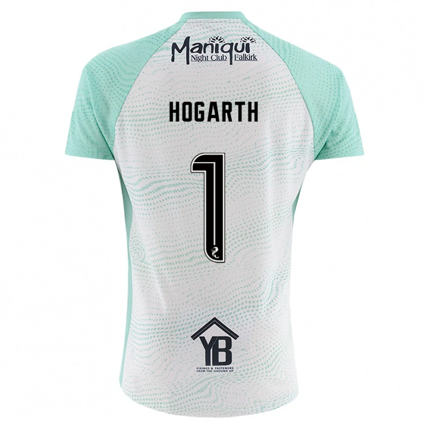 Danxen Dames Nicky Hogarth #1 Zwart Wit Keepersshirt 2025/26 T-Shirt België