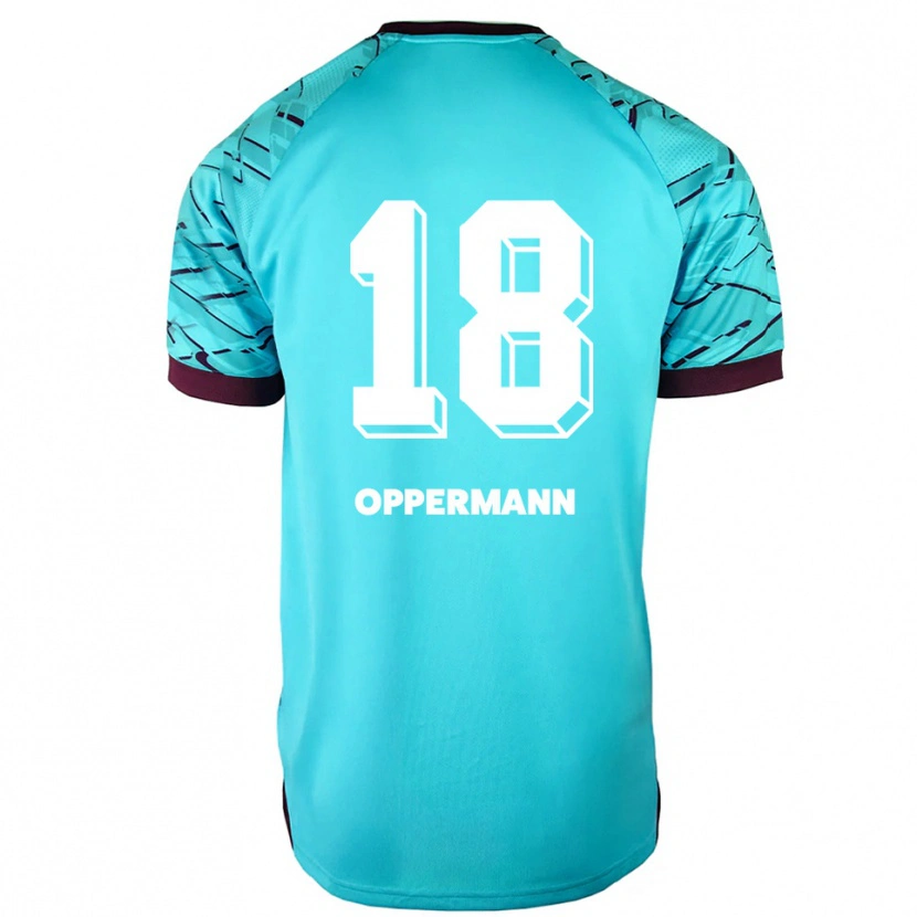 Danxen Dames Leo Oppermann #18 Hemelsblauw Paars Keepersshirt 2025/26 T-Shirt België