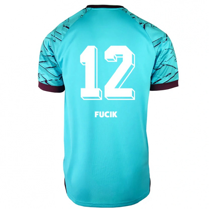 Danxen Dames Miles Fucik #12 Hemelsblauw Paars Keepersshirt 2025/26 T-Shirt België