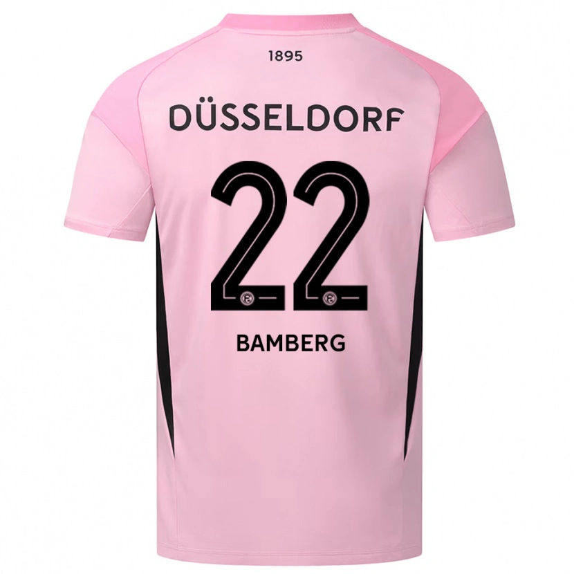 Danxen Dames Julian Bamberg #22 Roze Zwart Keepersshirt 2025/26 T-Shirt België