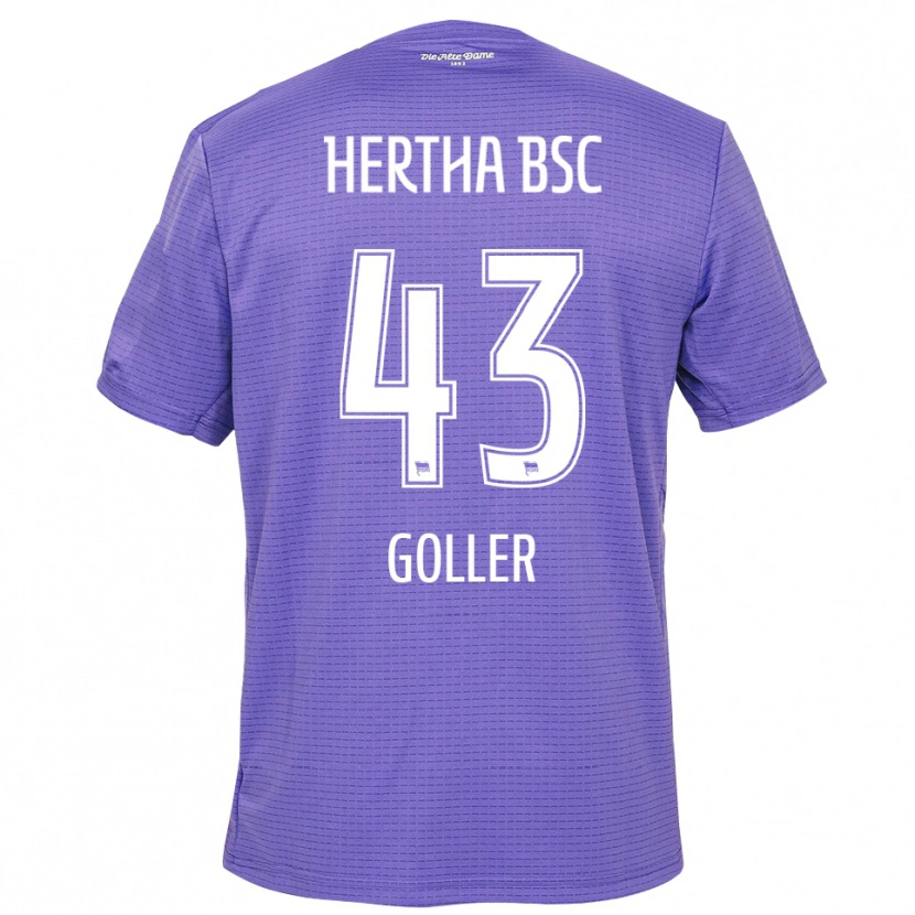 Danxen Dames Tim Goller #43 Paars Wit Keepersshirt 2025/26 T-Shirt België