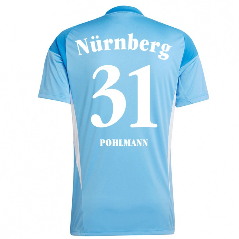 Danxen Dames Lennart Pohlmann #31 Hemelsblauw Wit Keepersshirt 2025/26 T-Shirt België