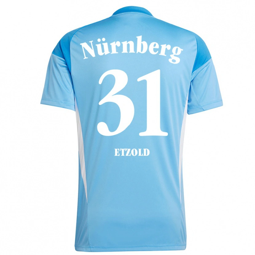 Danxen Dames Hannah Etzold #31 Hemelsblauw Wit Keepersshirt 2025/26 T-Shirt België