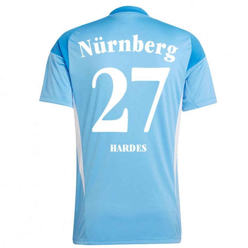 Danxen Dames Aaron Hardes #27 Hemelsblauw Wit Keepersshirt 2025/26 T-Shirt België