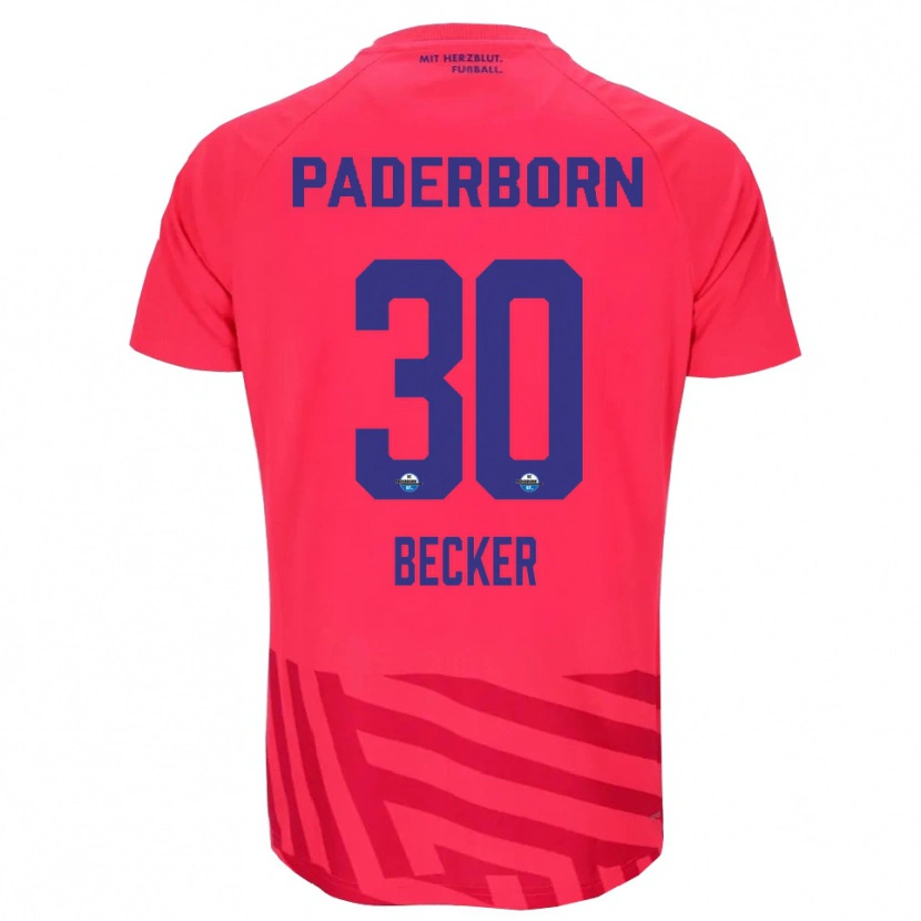 Danxen Dames Mark Becker #30 Rood Zwart Keepersshirt 2025/26 T-Shirt België