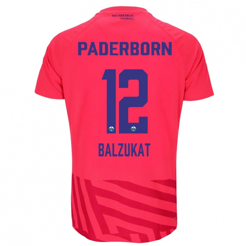 Danxen Dames Jens Balzukat #12 Rood Zwart Keepersshirt 2025/26 T-Shirt België