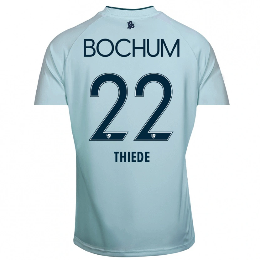 Danxen Dames Niclas Thiede #22 Cyaan-Blauw Keepersshirt 2025/26 T-Shirt België