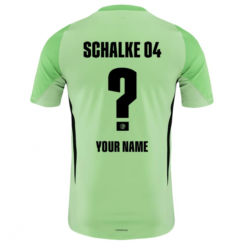 Danxen Dames Schalke 04 Licht Groen Zwart Keepersshirt 2025/26 T-Shirt België