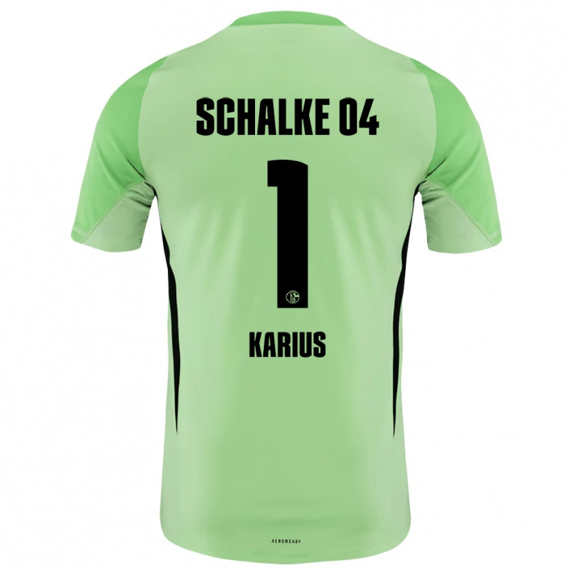 Danxen Dames Loris Karius #1 Licht Groen Zwart Keepersshirt 2025/26 T-Shirt België
