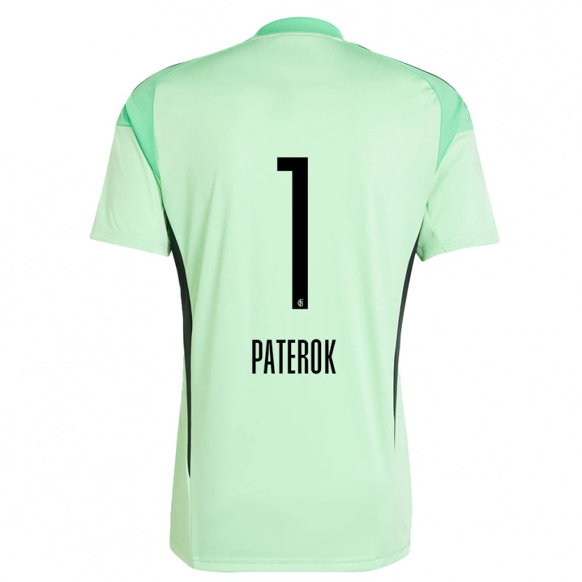 Danxen Dames Tim Paterok #1 Licht Groen Zwart Keepersshirt 2025/26 T-Shirt België