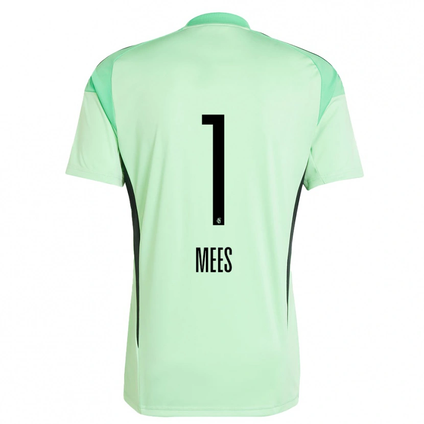 Danxen Dames Alexander Mees #1 Licht Groen Zwart Keepersshirt 2025/26 T-Shirt België