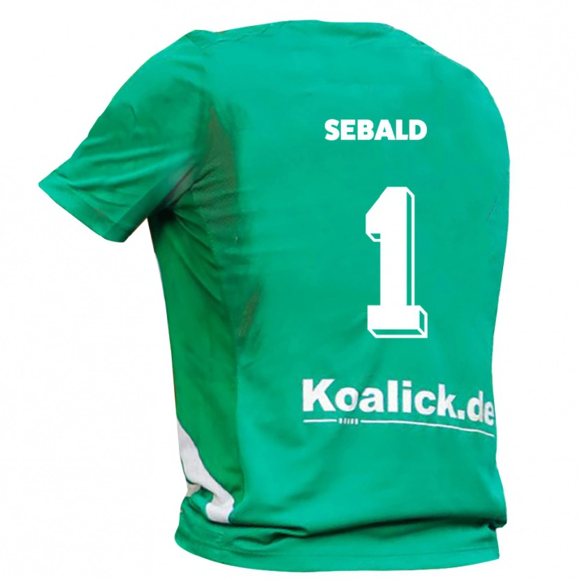 Danxen Dames Alexander Sebald #1 Groen Wit Keepersshirt 2025/26 T-Shirt België