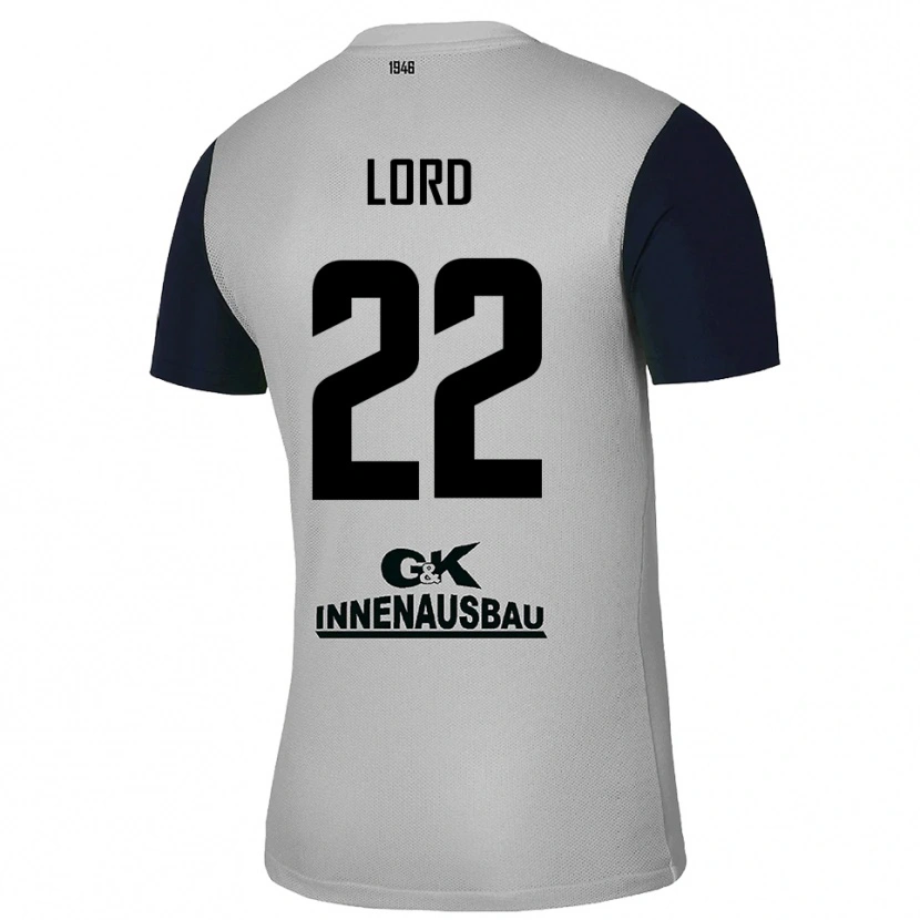 Danxen Dames Louis Lord #22 Grijs Zwart Keepersshirt 2025/26 T-Shirt België