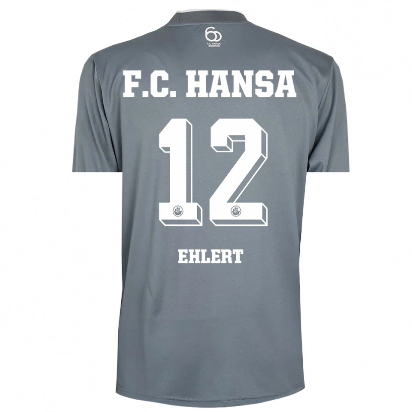 Danxen Dames Jonas Ehlert #12 Lichtgrijs Wit Keepersshirt 2025/26 T-Shirt België