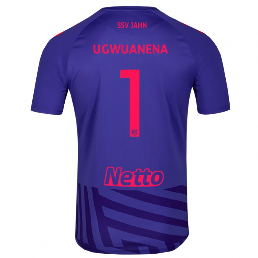 Danxen Dames Marvellous Ugwuanena #1 Koningsblauw Rood Keepersshirt 2025/26 T-Shirt België