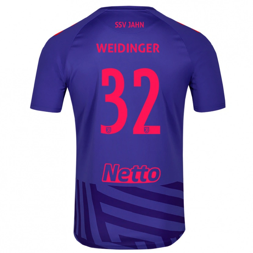 Danxen Dames Alexander Weidinger #32 Koningsblauw Rood Keepersshirt 2025/26 T-Shirt België