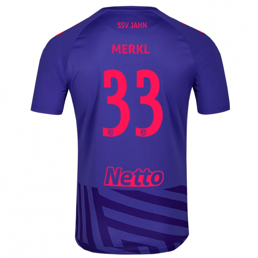 Danxen Dames Maurice Merkl #33 Koningsblauw Rood Keepersshirt 2025/26 T-Shirt België