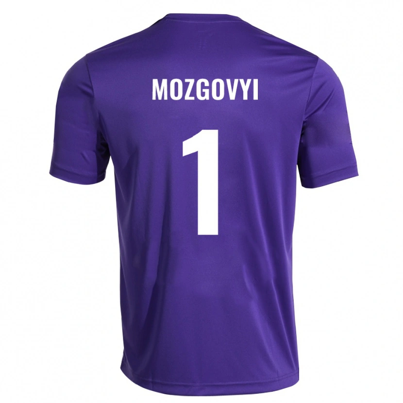 Danxen Dames Arseniy Mozgovyi #1 Paars Wit Keepersshirt 2025/26 T-Shirt België