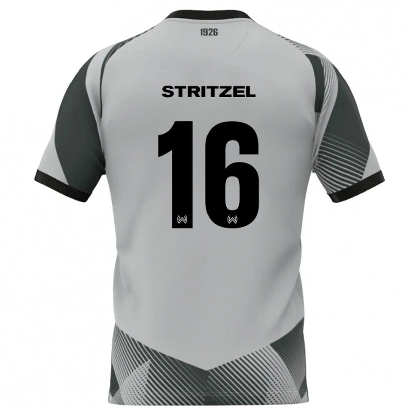 Danxen Dames Florian Stritzel #16 Lichtgrijs Wit Keepersshirt 2025/26 T-Shirt België