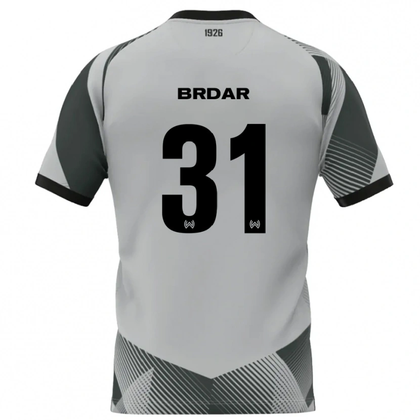 Danxen Dames Noah Brdar #31 Lichtgrijs Wit Keepersshirt 2025/26 T-Shirt België
