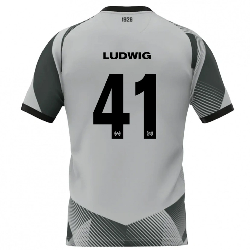 Danxen Dames Finn Ludwig #41 Lichtgrijs Wit Keepersshirt 2025/26 T-Shirt België