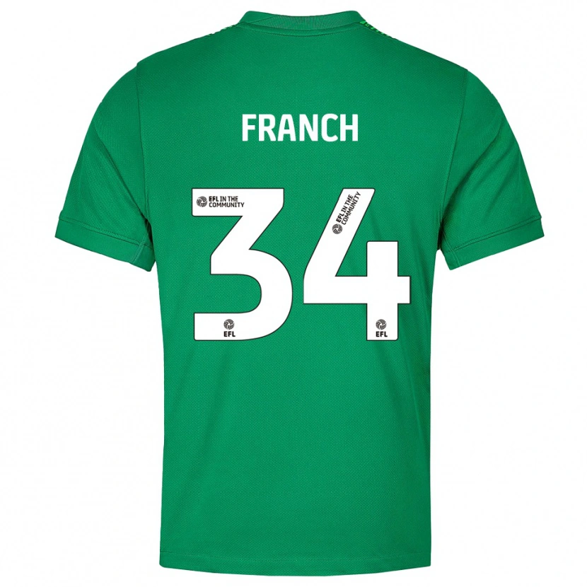 Danxen Dames Adrianna Franch #34 Groen Wit Keepersshirt 2025/26 T-Shirt België
