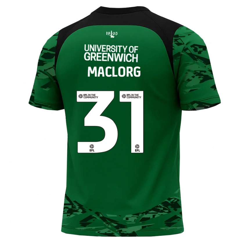 Danxen Dames Lennon MacLorg #31 Groen Zwart Keepersshirt 2025/26 T-Shirt België