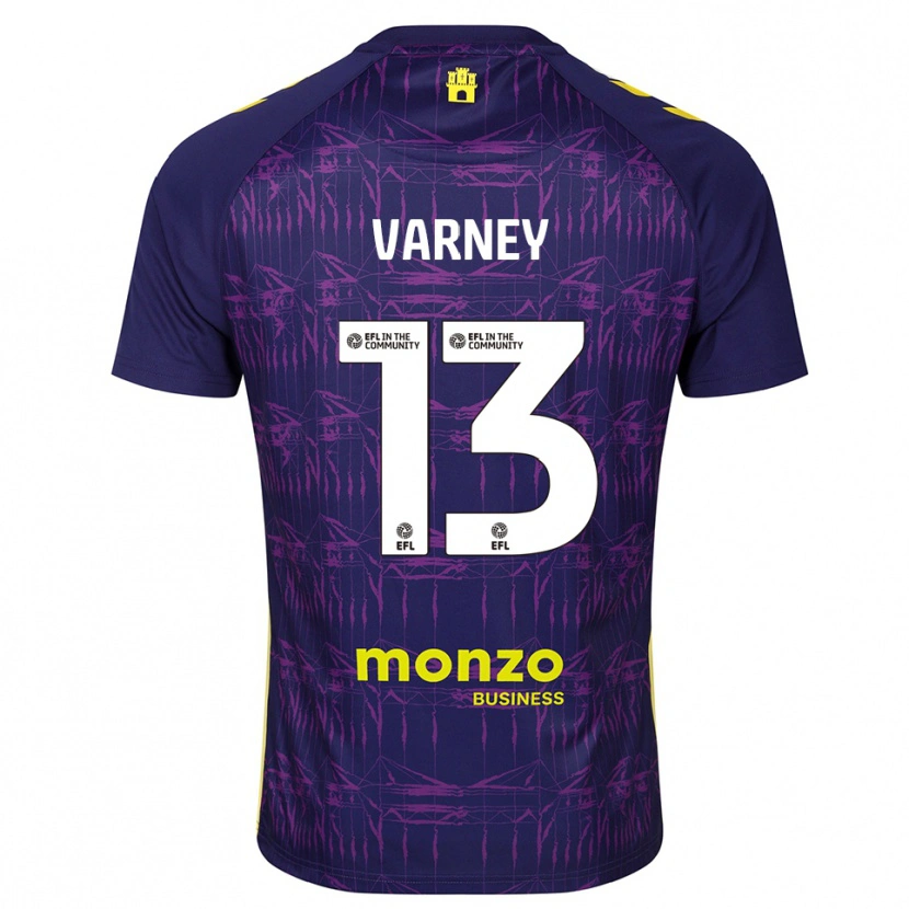 Danxen Dames Oscar Varney #13 Paars Geel Keepersshirt 2025/26 T-Shirt België