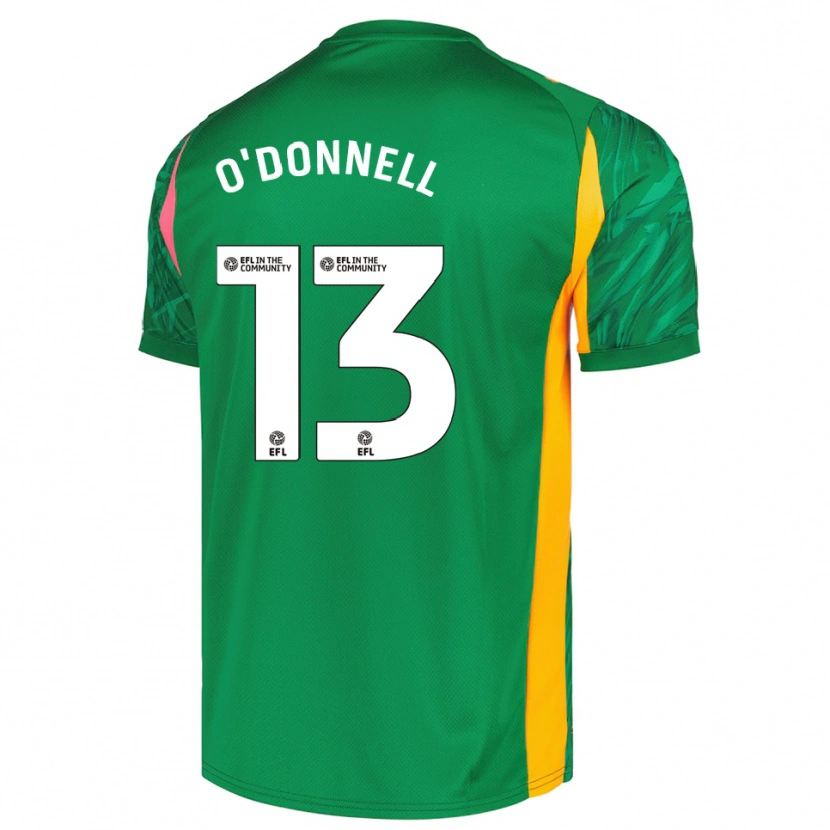 Danxen Dames Richard O'Donnell #13 Groen Roze Keepersshirt 2025/26 T-Shirt België