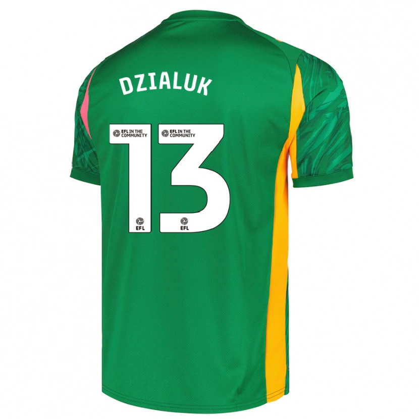 Danxen Dames Cristiano Dzialuk #13 Groen Roze Keepersshirt 2025/26 T-Shirt België