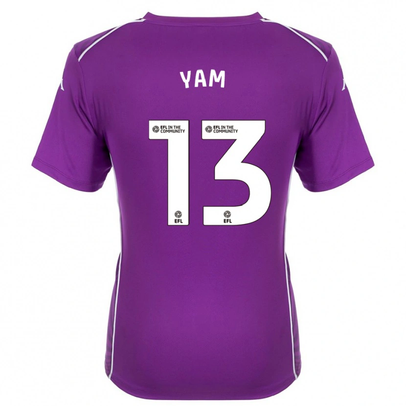 Danxen Dames Callum Yam #13 Paars Wit Keepersshirt 2025/26 T-Shirt België