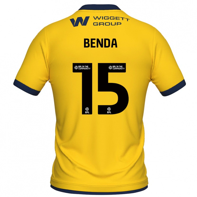 Danxen Dames Steven Benda #15 Geel Zwart Keepersshirt 2025/26 T-Shirt België