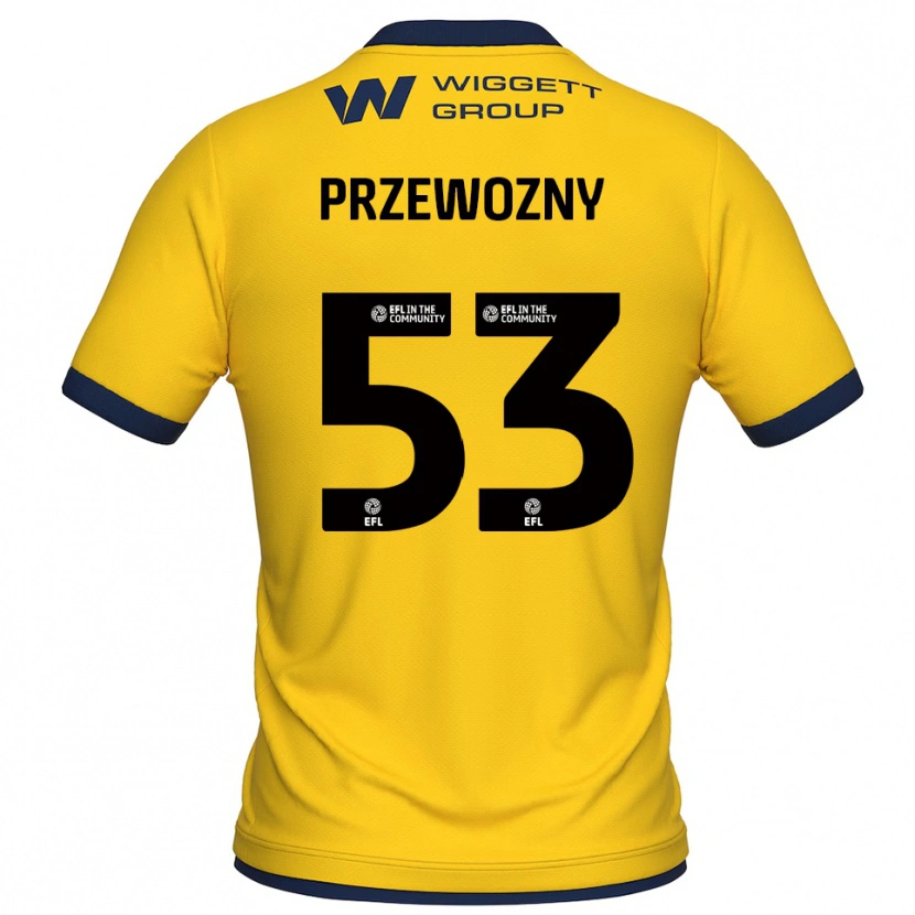 Danxen Dames Jakub Przewozny #53 Geel Zwart Keepersshirt 2025/26 T-Shirt België