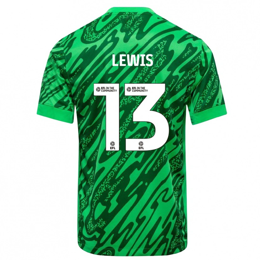 Danxen Dames Karl Lewis #13 Bos Groen Keepersshirt 2025/26 T-Shirt België