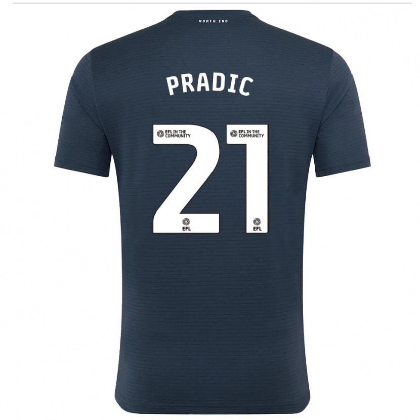 Danxen Dames James Pradic #21 Zwart Wit Keepersshirt 2025/26 T-Shirt België