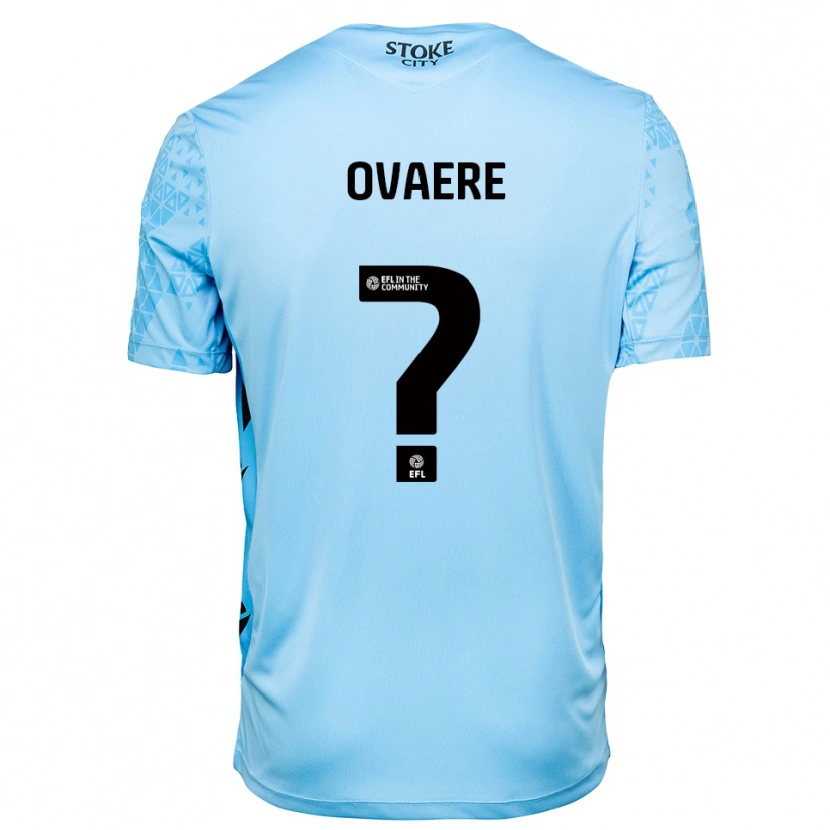 Danxen Dames Hayden Ovaere #0 Hemelsblauw Zwart Keepersshirt 2025/26 T-Shirt België