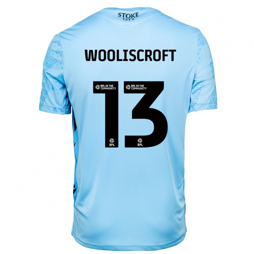 Danxen Dames Morgan Wooliscroft #13 Hemelsblauw Zwart Keepersshirt 2025/26 T-Shirt België