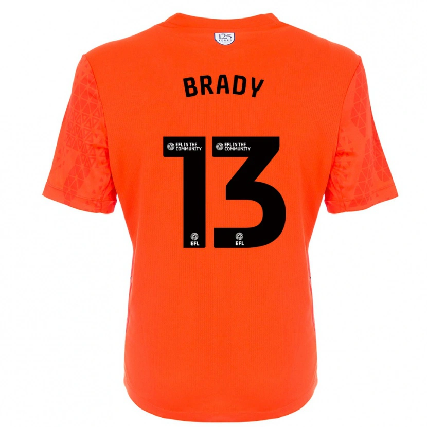 Danxen Dames Louis Brady #13 Oranje Zwart Keepersshirt 2025/26 T-Shirt België