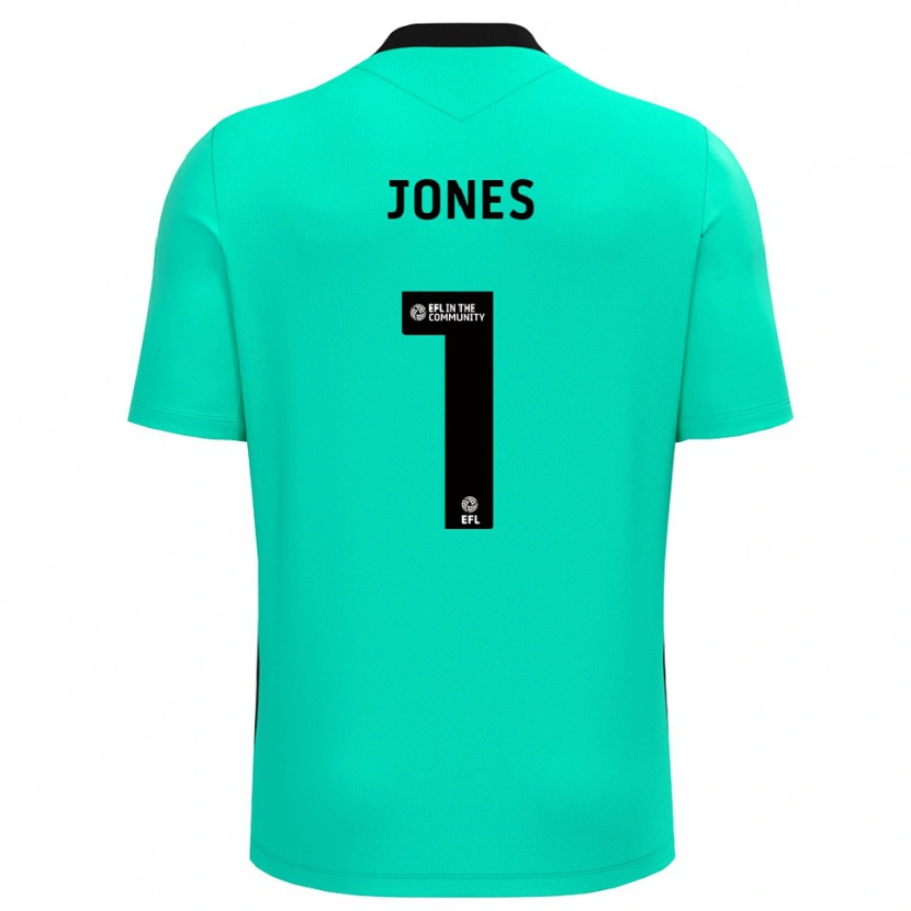 Danxen Dames Elliott Jones #1 Medium Turquoise Keepersshirt 2025/26 T-Shirt België