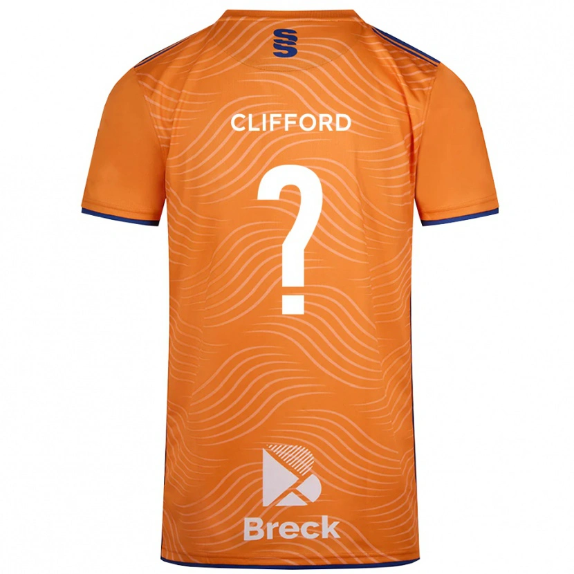 Danxen Dames Alex Clifford #0 Oranje Zwart Keepersshirt 2025/26 T-Shirt België