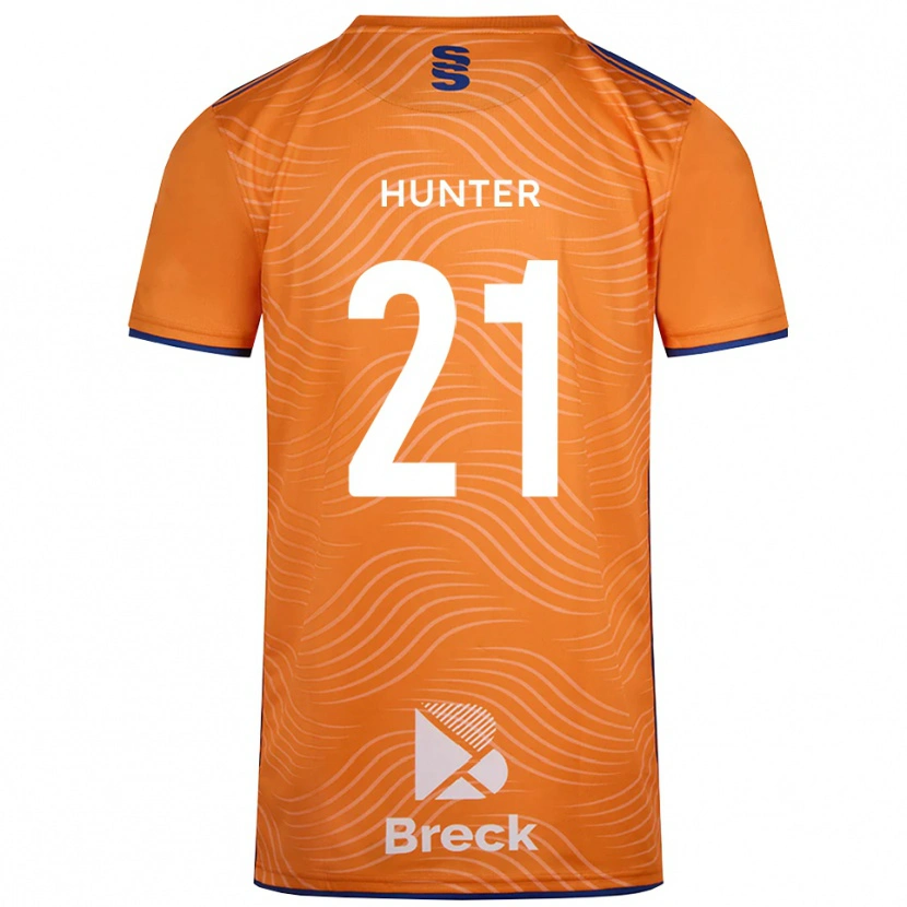 Danxen Dames Megan Hunter #21 Oranje Zwart Keepersshirt 2025/26 T-Shirt België