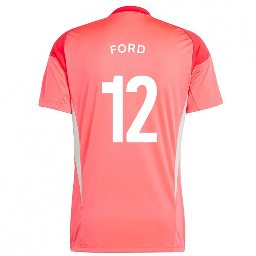 Danxen Dames Nathaniel Ford #12 Oranje Rood Keepersshirt 2025/26 T-Shirt België
