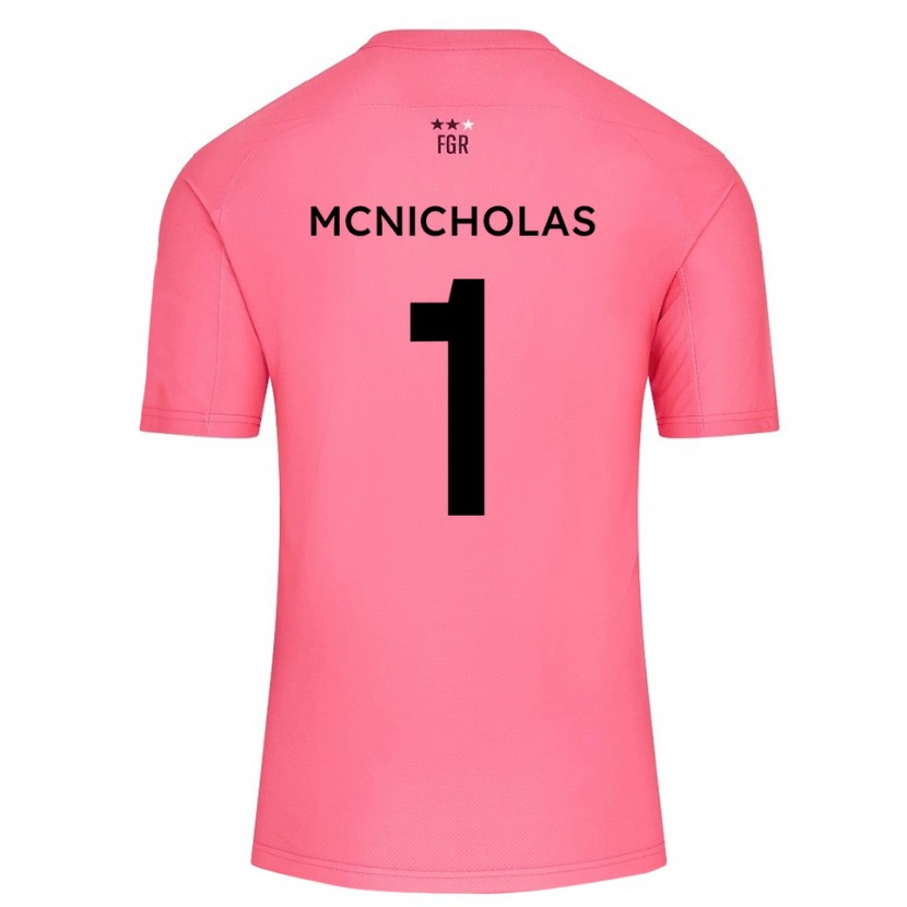 Danxen Dames Luke McNicholas #1 Cherry Blossom Roze Keepersshirt 2025/26 T-Shirt België
