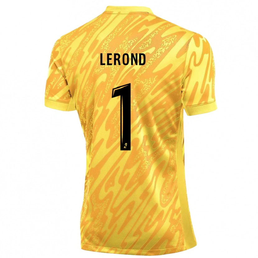 Danxen Dames Justine Lerond #1 Oranje Geel Keepersshirt 2025/26 T-Shirt België